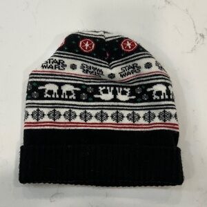 Star Wars Black and White Kids Hat with Red Accents